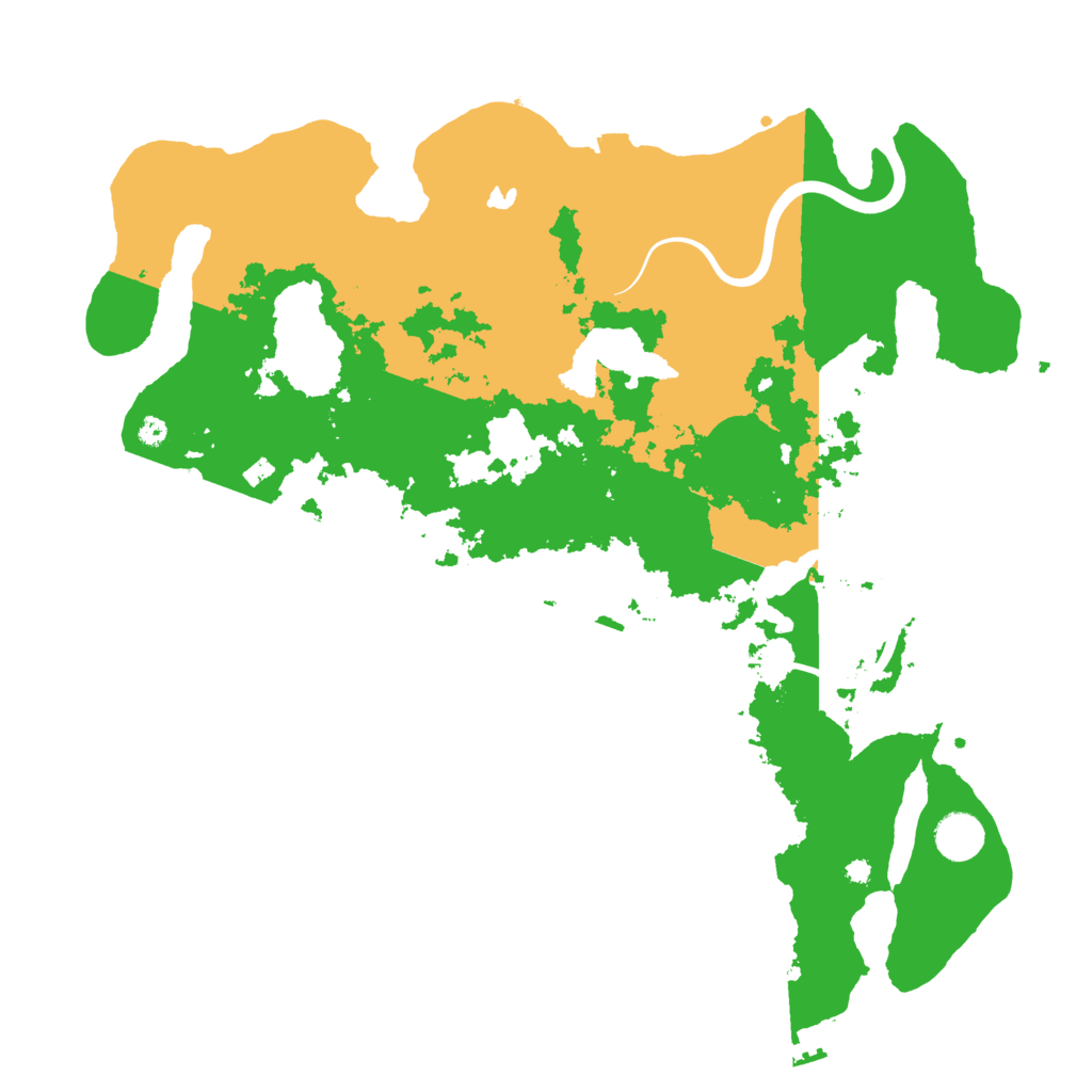 Biome Rust Map: Procedural Map, Size: 4000, Seed: 1963230273