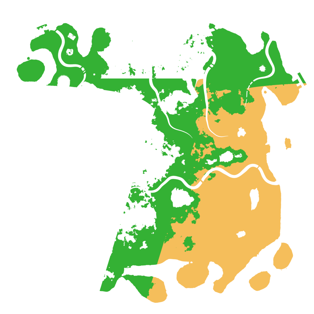 Biome Rust Map: Procedural Map, Size: 4500, Seed: 1750818307