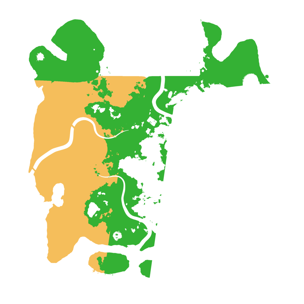 Biome Rust Map: Procedural Map, Size: 3500, Seed: 1048813131
