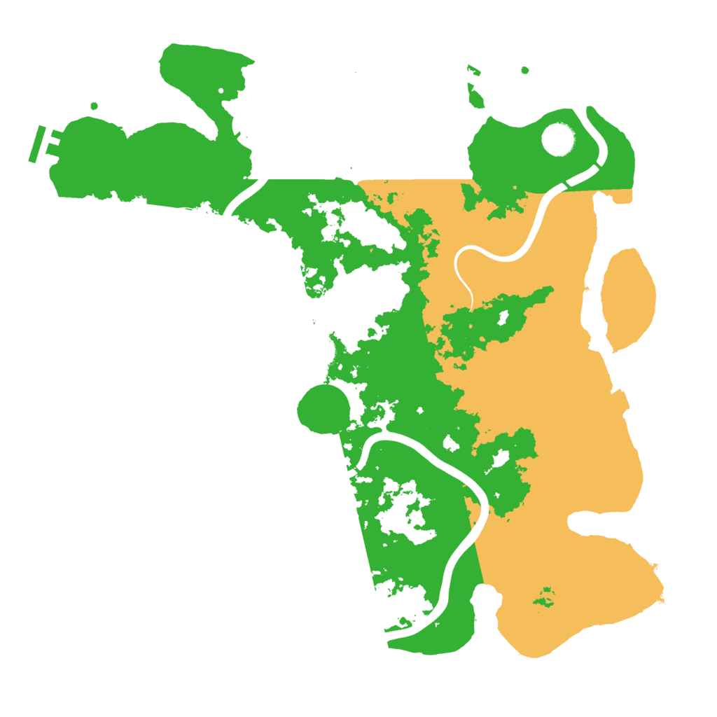Biome Rust Map: Procedural Map, Size: 3850, Seed: 830143