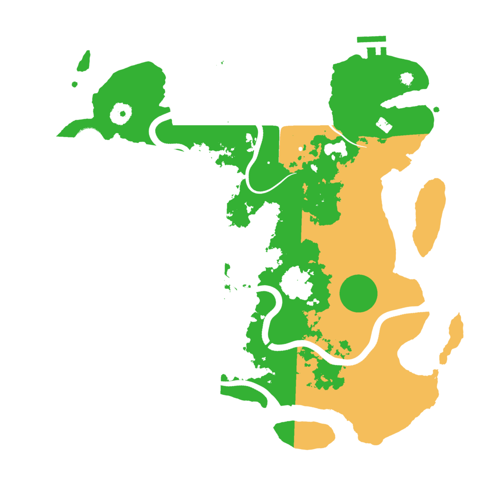 Biome Rust Map: Procedural Map, Size: 3500, Seed: 1576684276