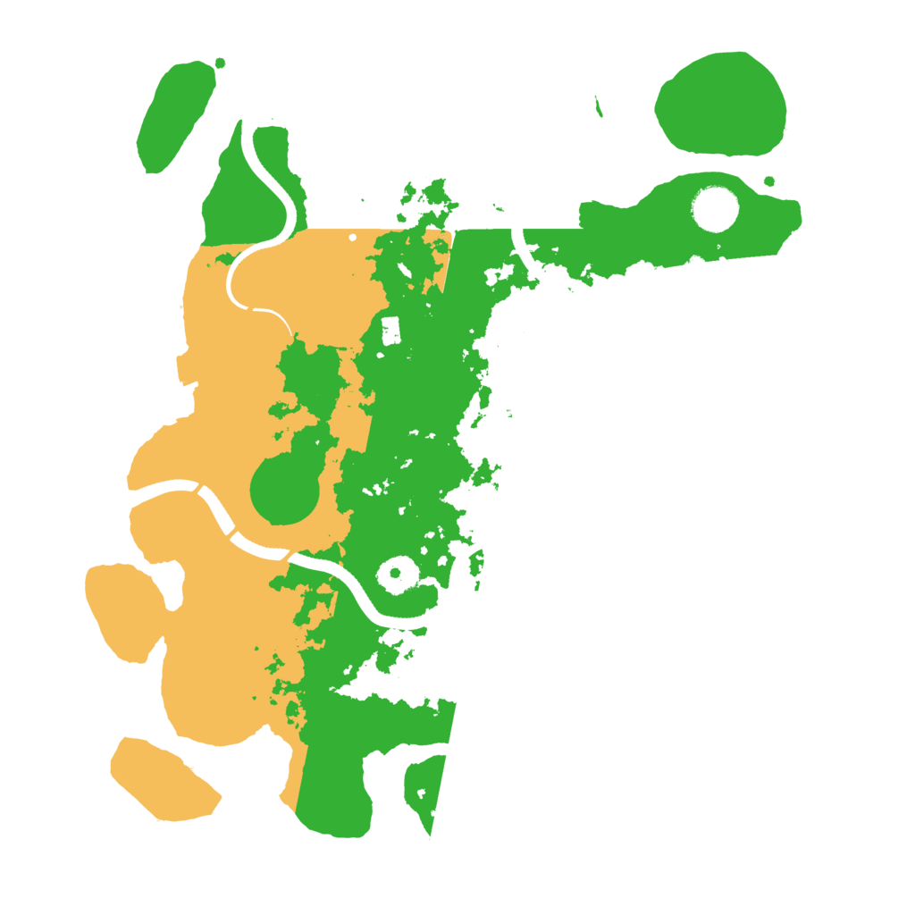 Biome Rust Map: Procedural Map, Size: 3500, Seed: 1211667594