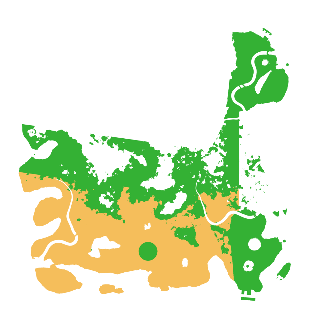 Biome Rust Map: Procedural Map, Size: 4500, Seed: 1982016471