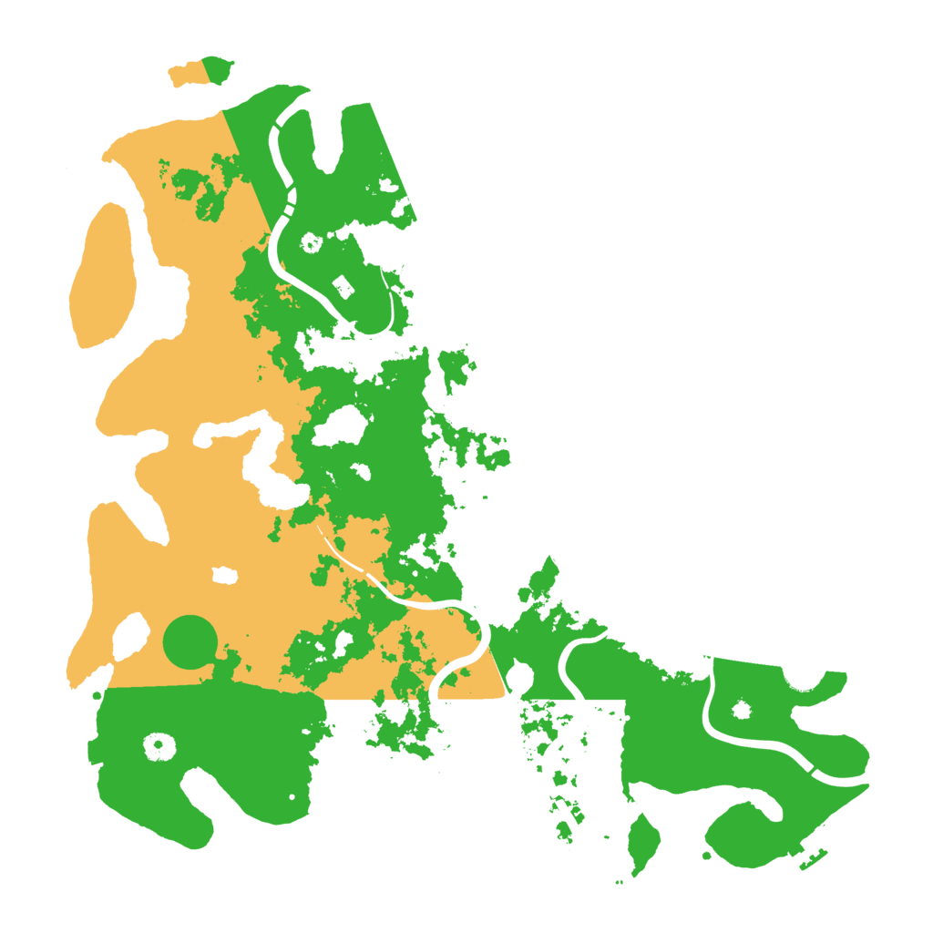Biome Rust Map: Procedural Map, Size: 4500, Seed: 299876