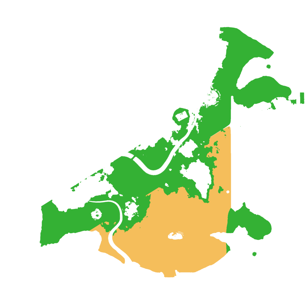Biome Rust Map: Procedural Map, Size: 3000, Seed: 999409999