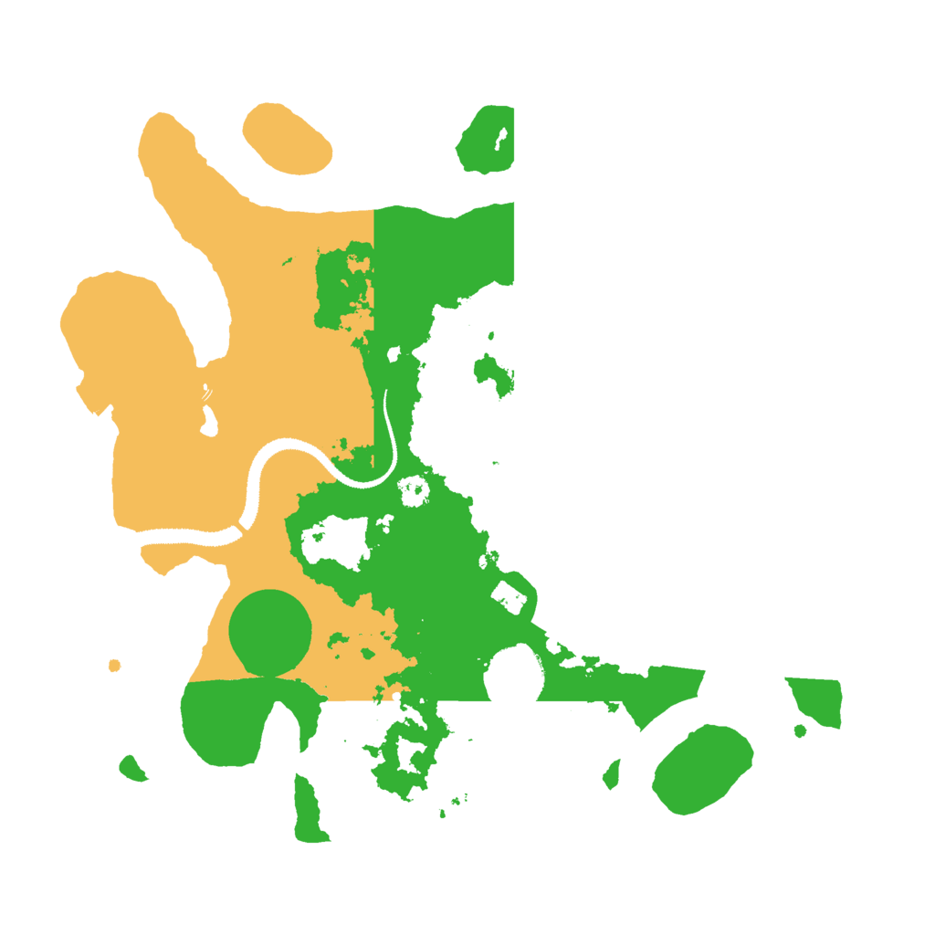 Biome Rust Map: Procedural Map, Size: 3000, Seed: 1454336410