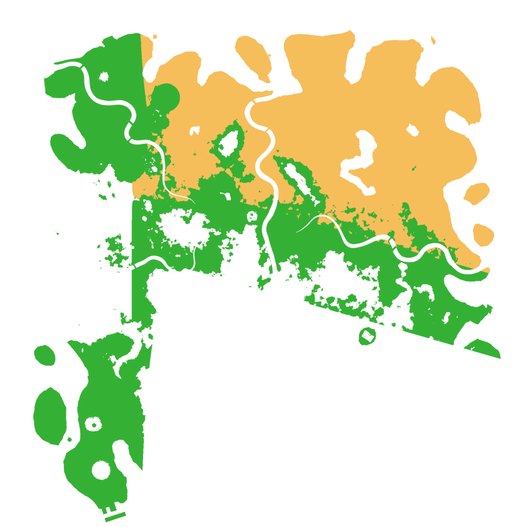Biome Rust Map: Procedural Map, Size: 5000, Seed: 17487180