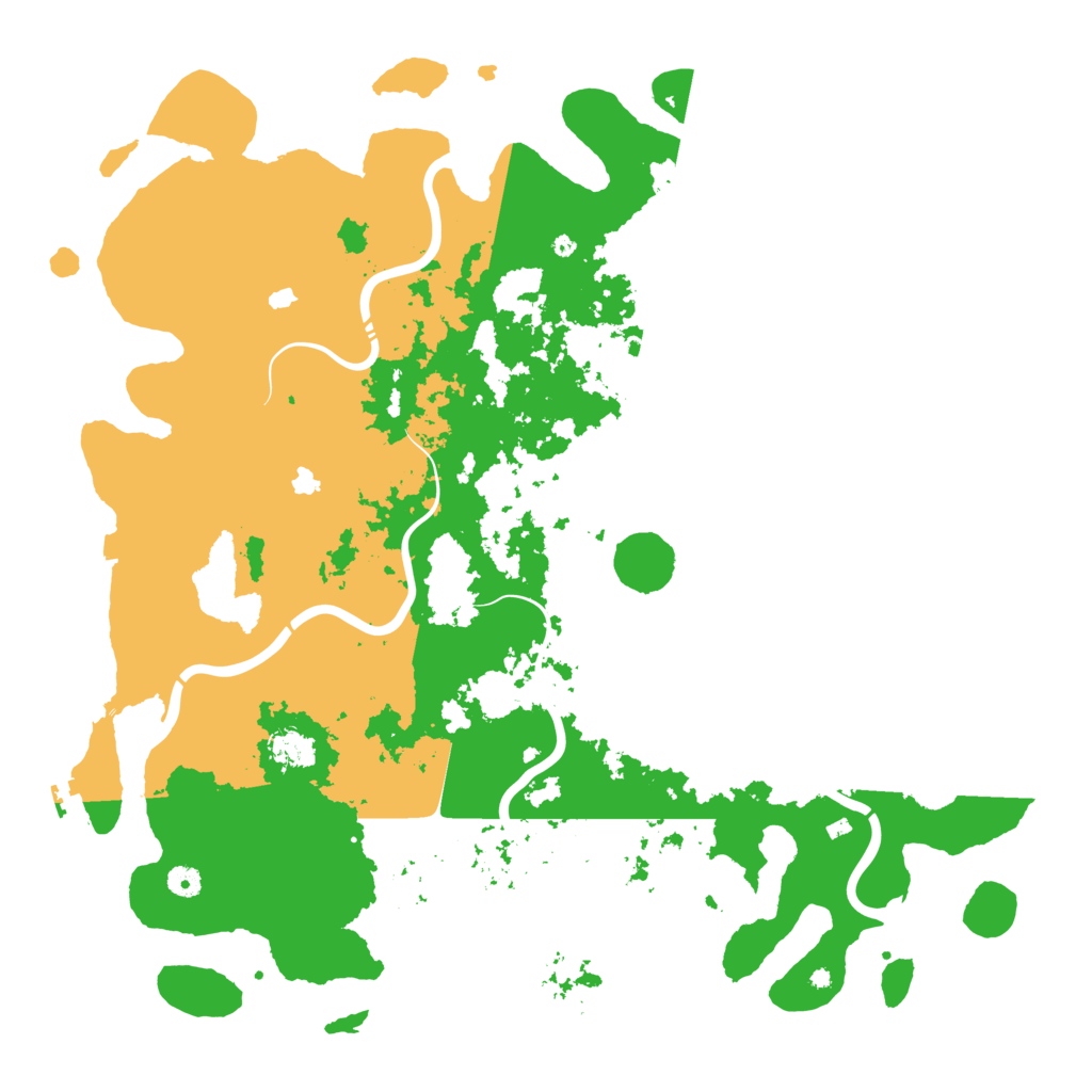 Biome Rust Map: Procedural Map, Size: 5000, Seed: 1105916470
