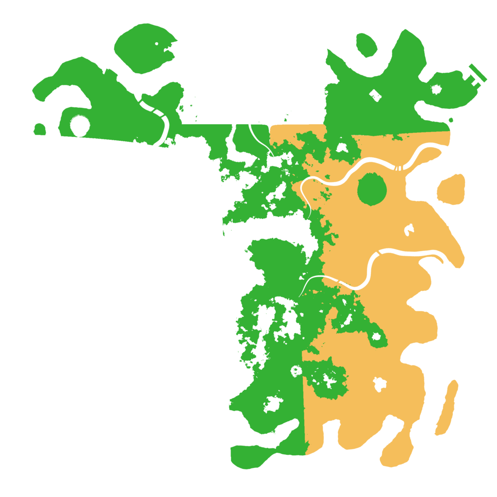 Biome Rust Map: Procedural Map, Size: 4500, Seed: 37287707
