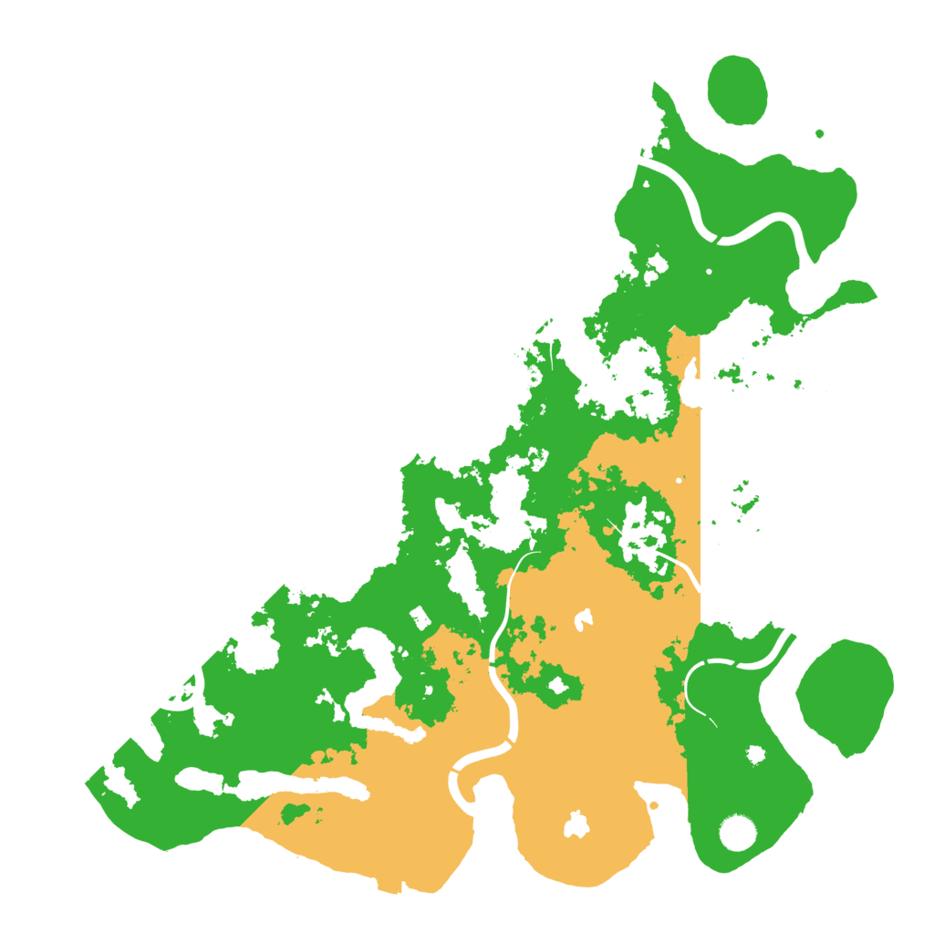 Biome Rust Map: Procedural Map, Size: 4500, Seed: 20260907