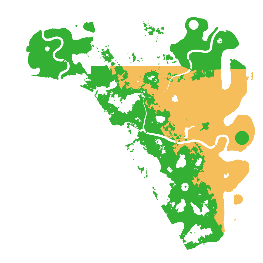 Biome Rust Map: Procedural Map, Size: 5000, Seed: 308339