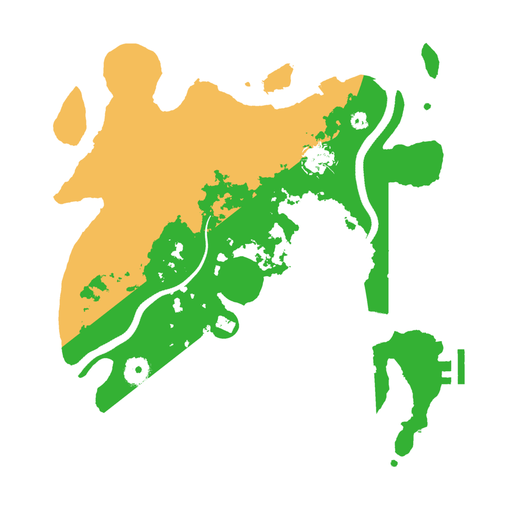 Biome Rust Map: Procedural Map, Size: 3000, Seed: 1487627138