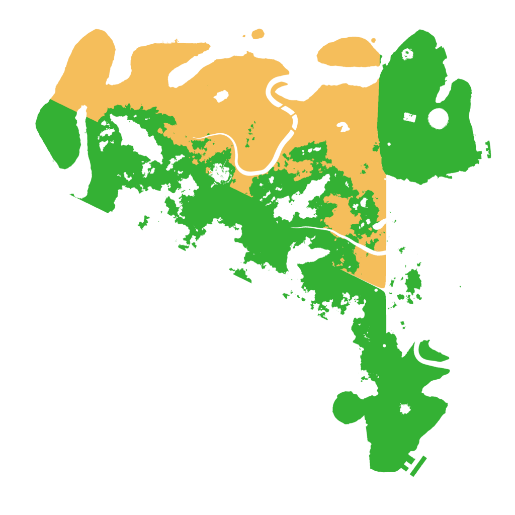Biome Rust Map: Procedural Map, Size: 4500, Seed: 627723