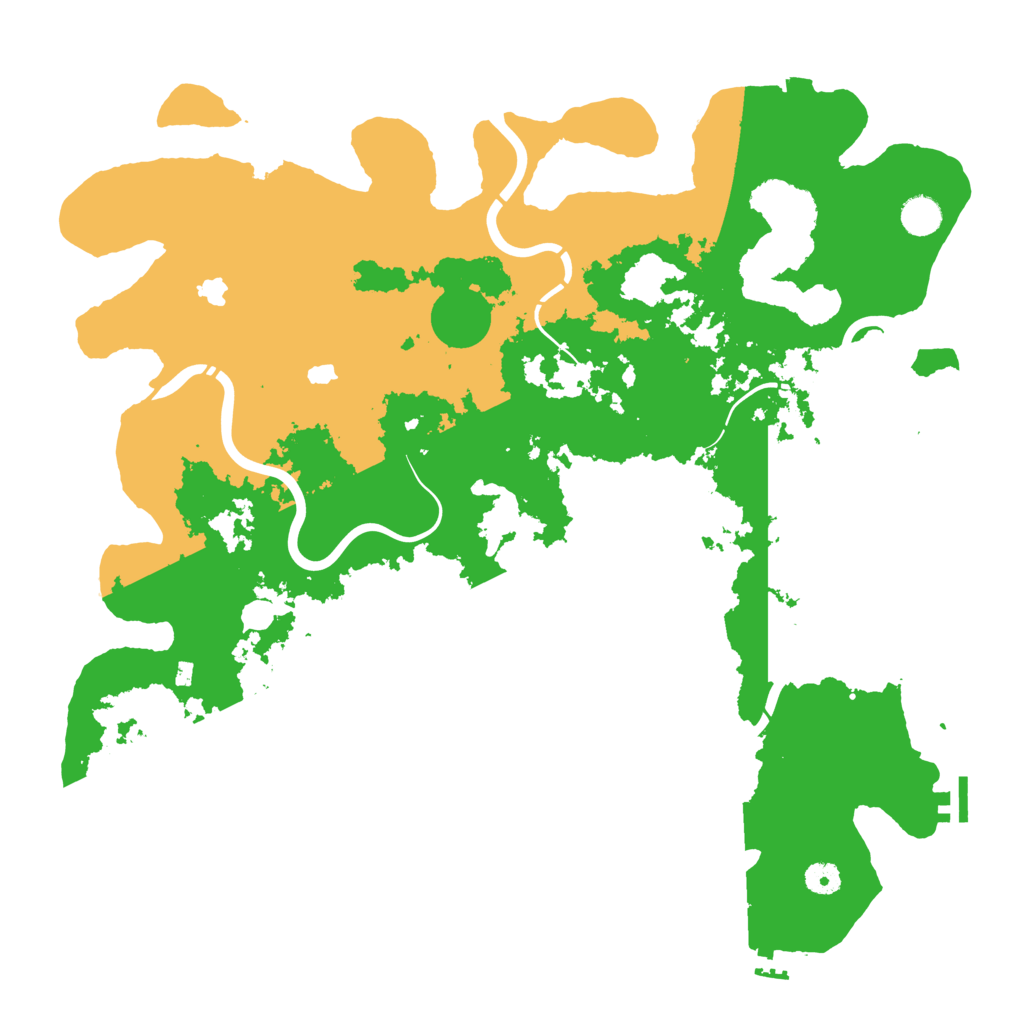 Biome Rust Map: Procedural Map, Size: 4500, Seed: 544475988