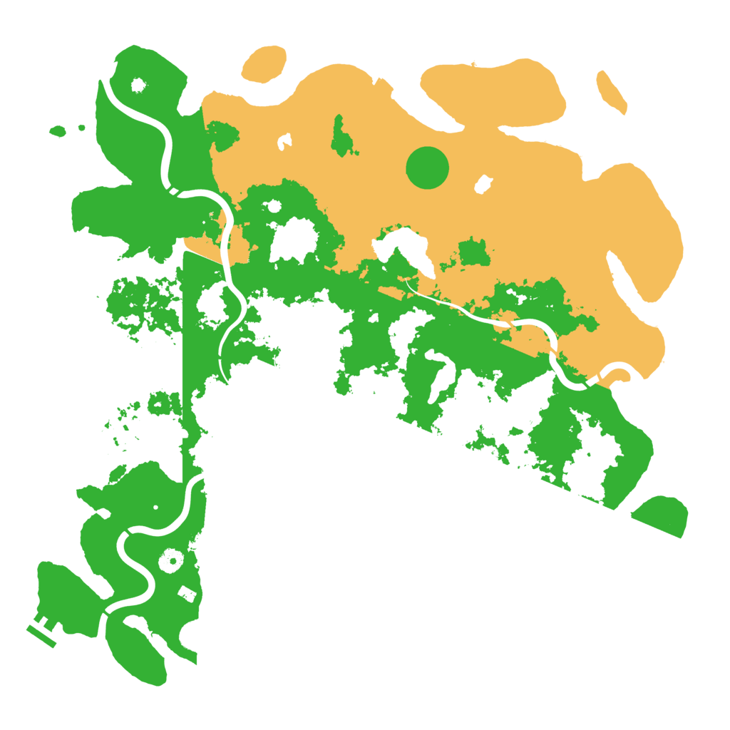 Biome Rust Map: Procedural Map, Size: 4500, Seed: 2115152200