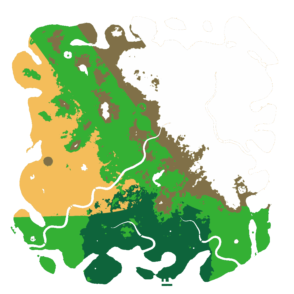 Biome Rust Map: Procedural Map, Size: 5500, Seed: 204565879