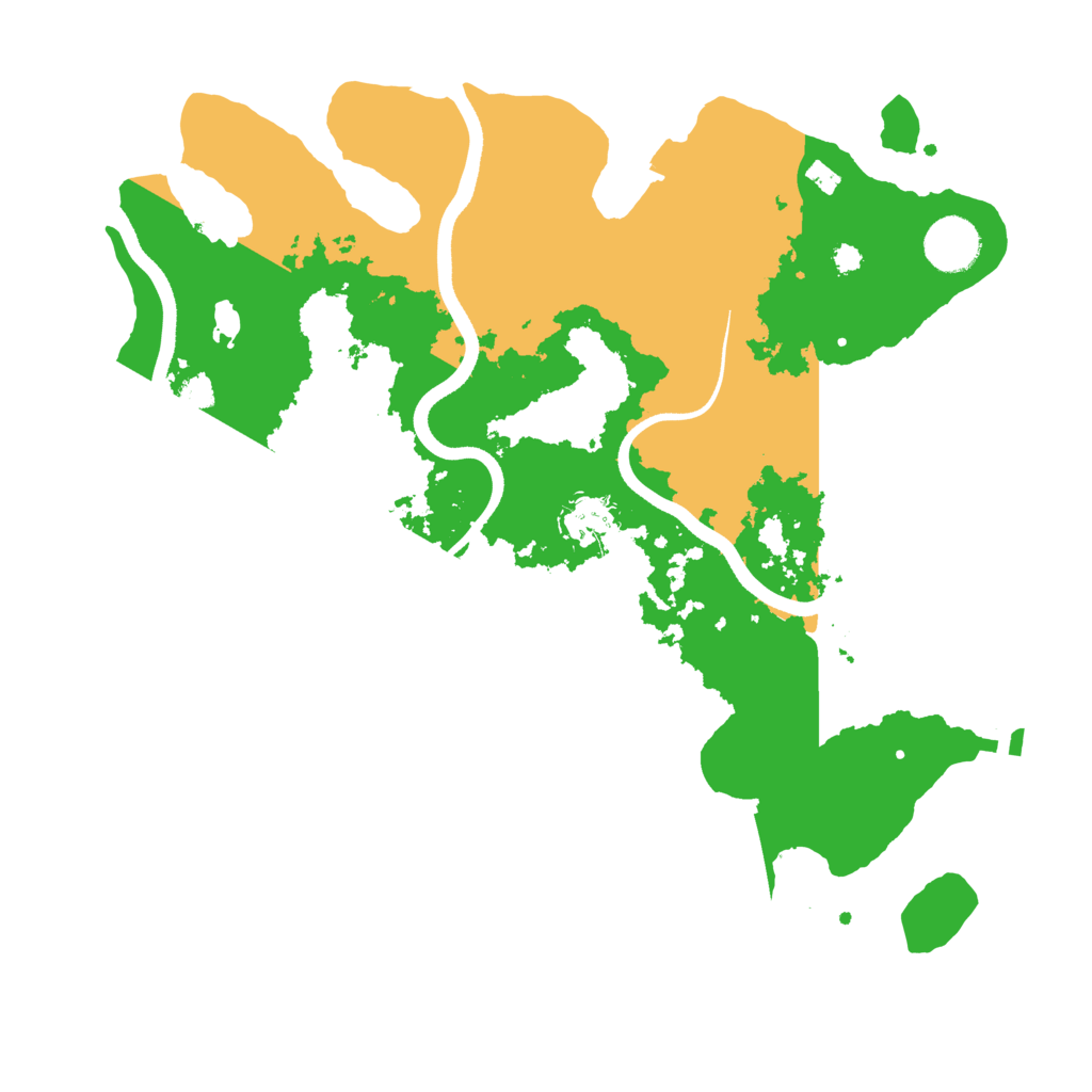 Biome Rust Map: Procedural Map, Size: 3500, Seed: 22316816