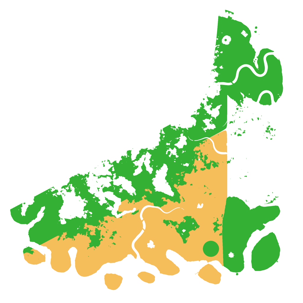 Biome Rust Map: Procedural Map, Size: 5000, Seed: 523218427