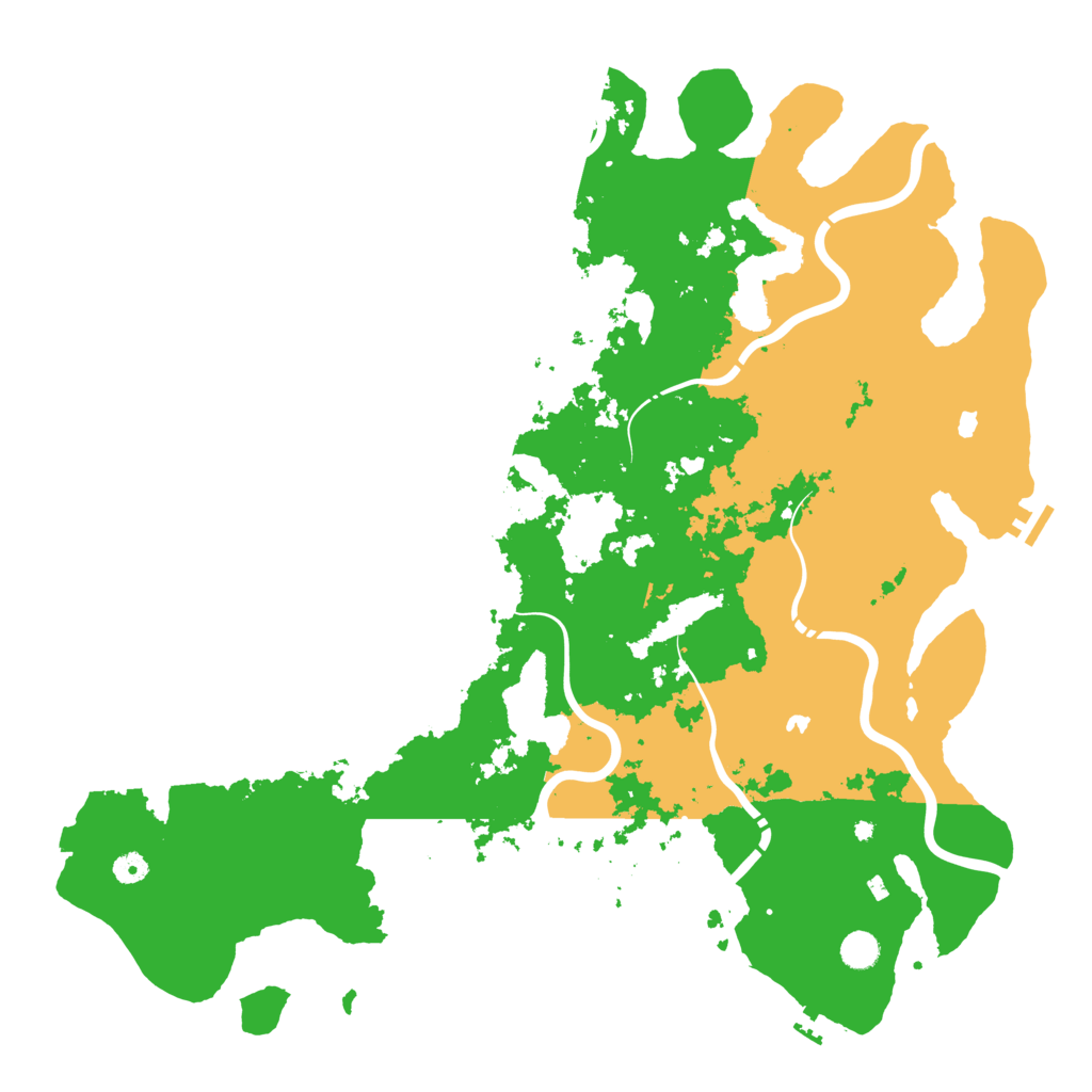 Biome Rust Map: Procedural Map, Size: 5000, Seed: 285385266
