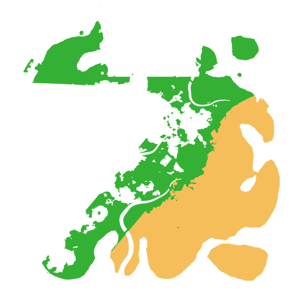 Biome Rust Map: Procedural Map, Size: 3000, Seed: 664764