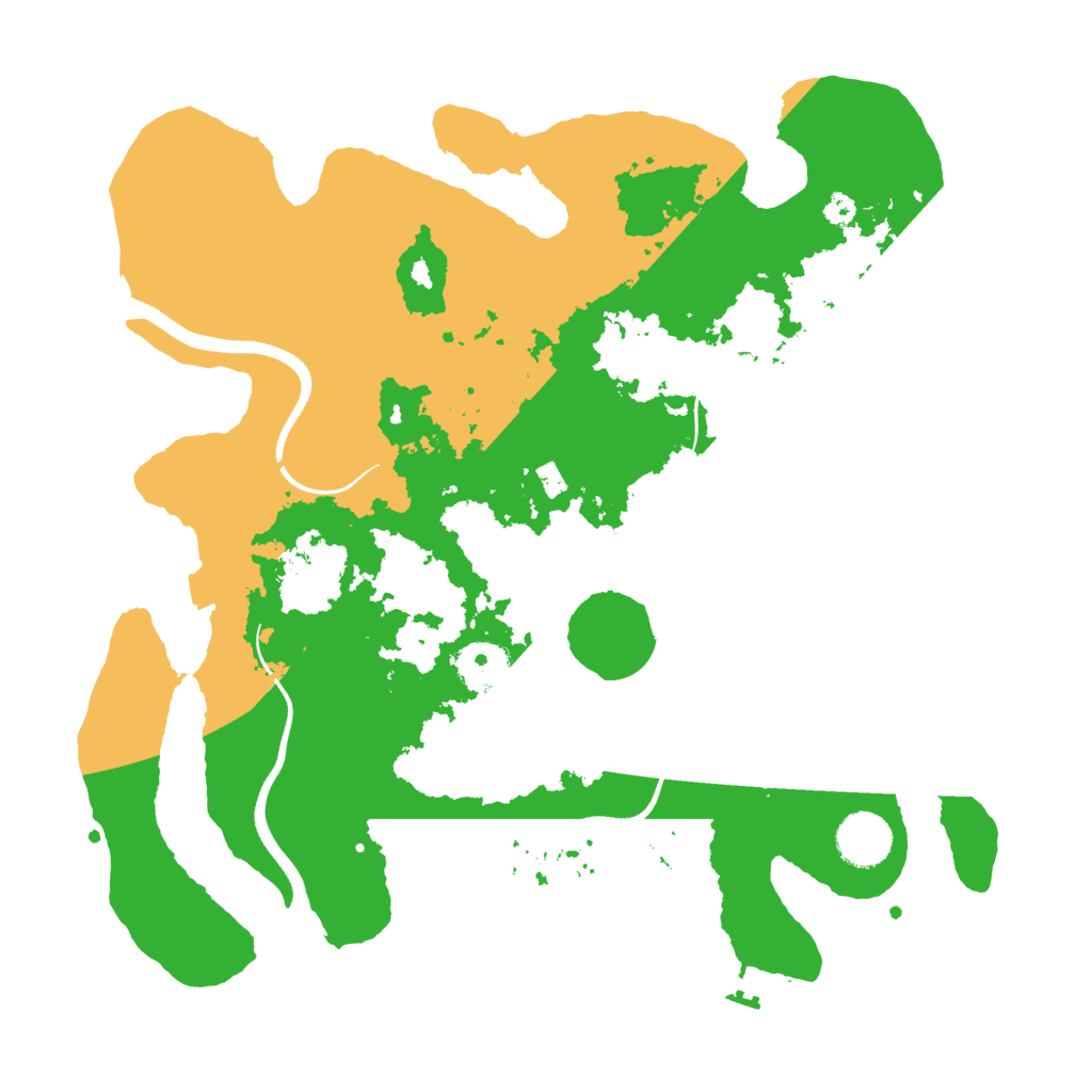 Biome Rust Map: Procedural Map, Size: 3500, Seed: 377418578