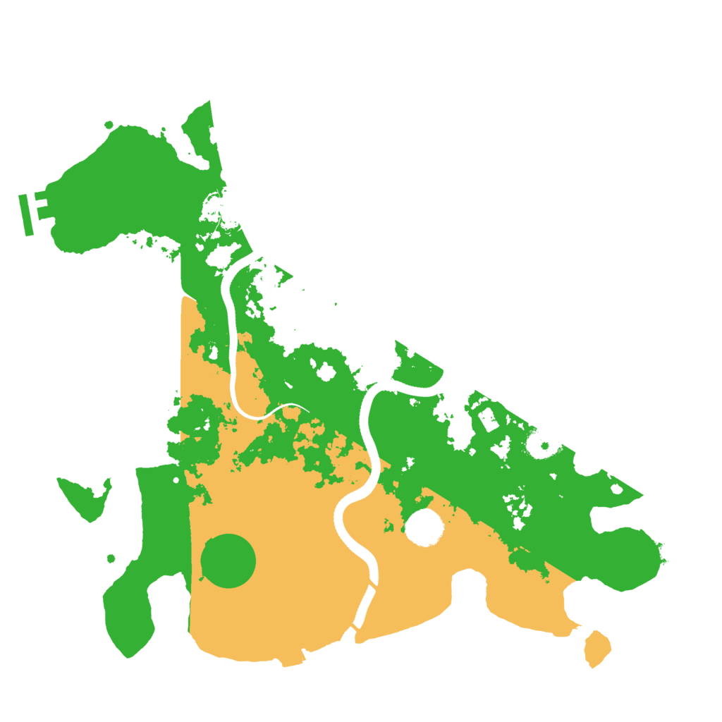 Biome Rust Map: Procedural Map, Size: 3500, Seed: 328760