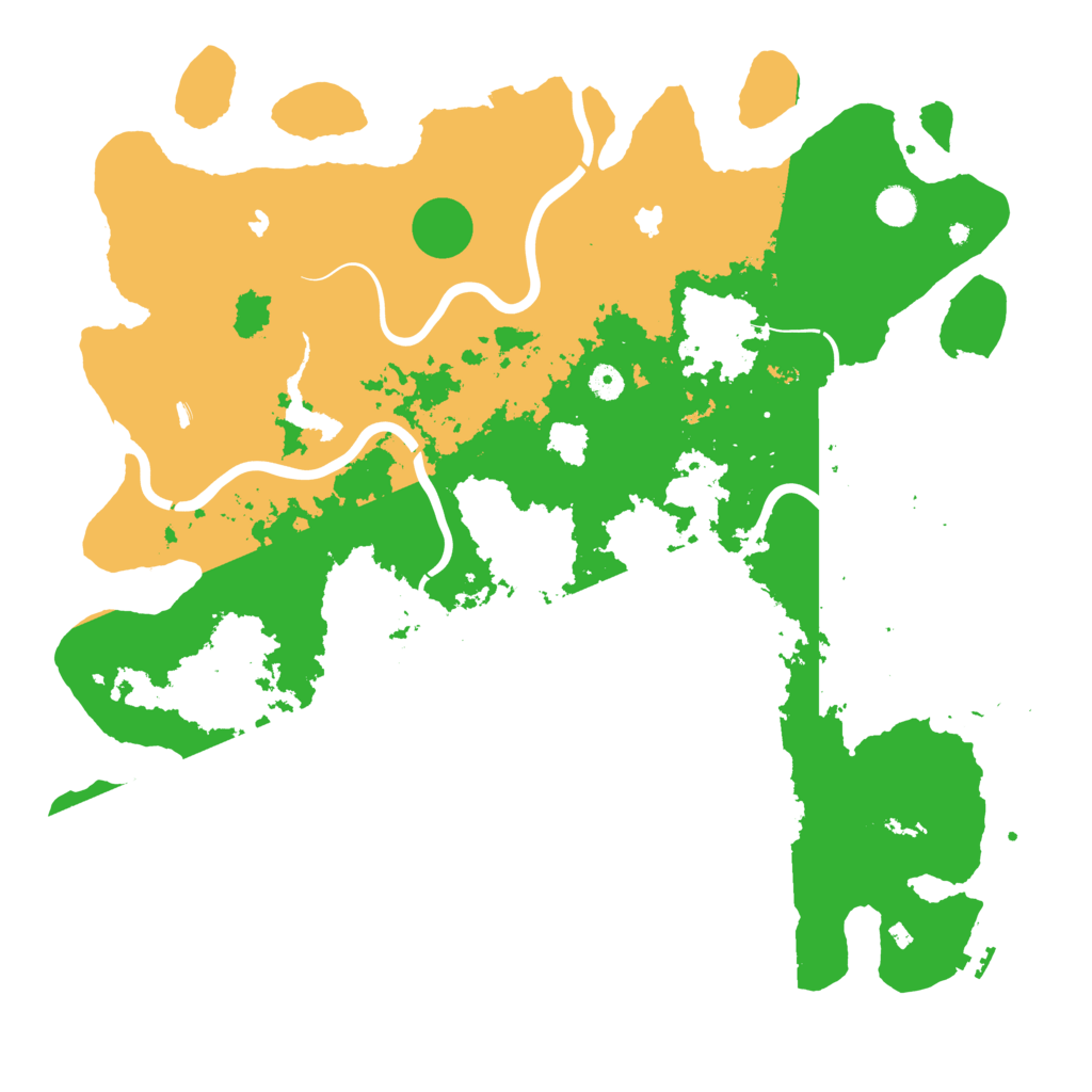 Biome Rust Map: Procedural Map, Size: 4750, Seed: 460181