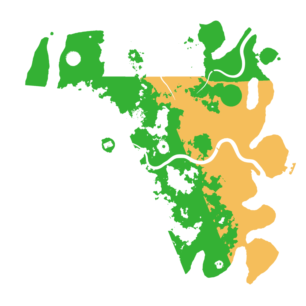 Biome Rust Map: Procedural Map, Size: 3750, Seed: 708434