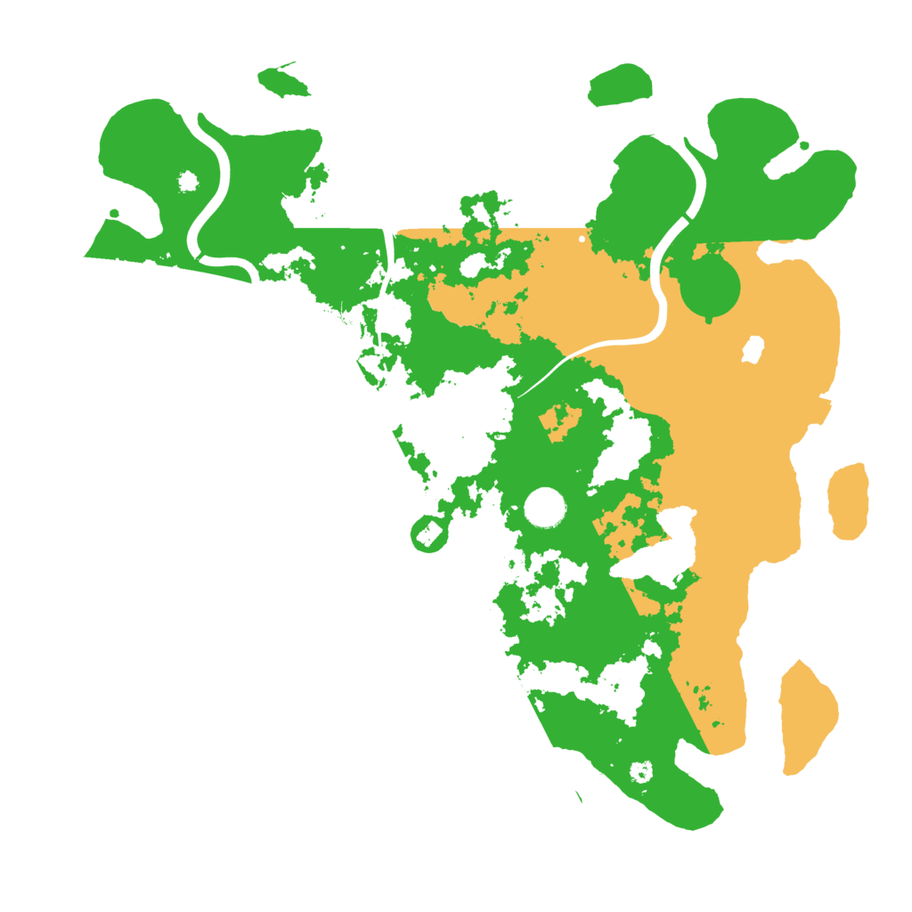 Biome Rust Map: Procedural Map, Size: 4000, Seed: 577952