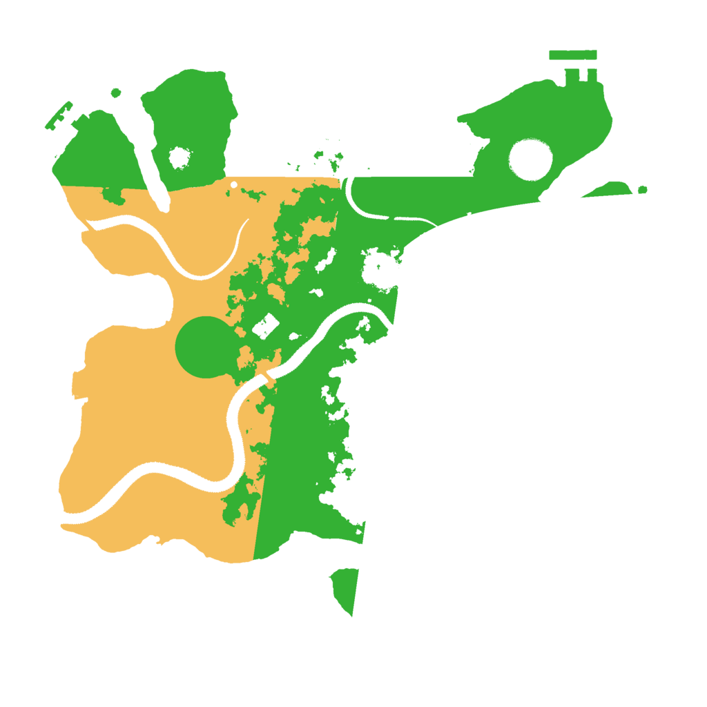 Biome Rust Map: Procedural Map, Size: 3000, Seed: 17819