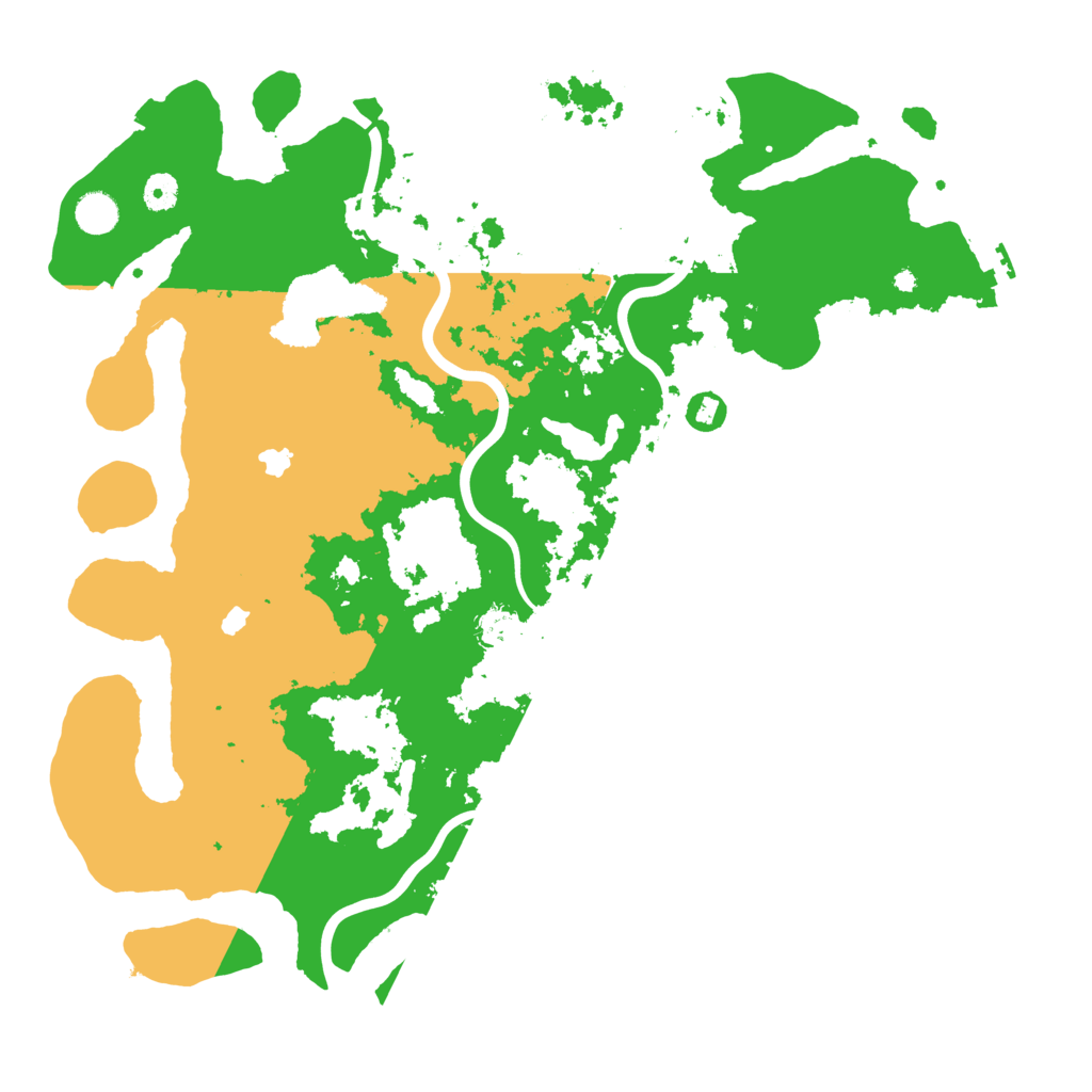 Biome Rust Map: Procedural Map, Size: 4500, Seed: 131463