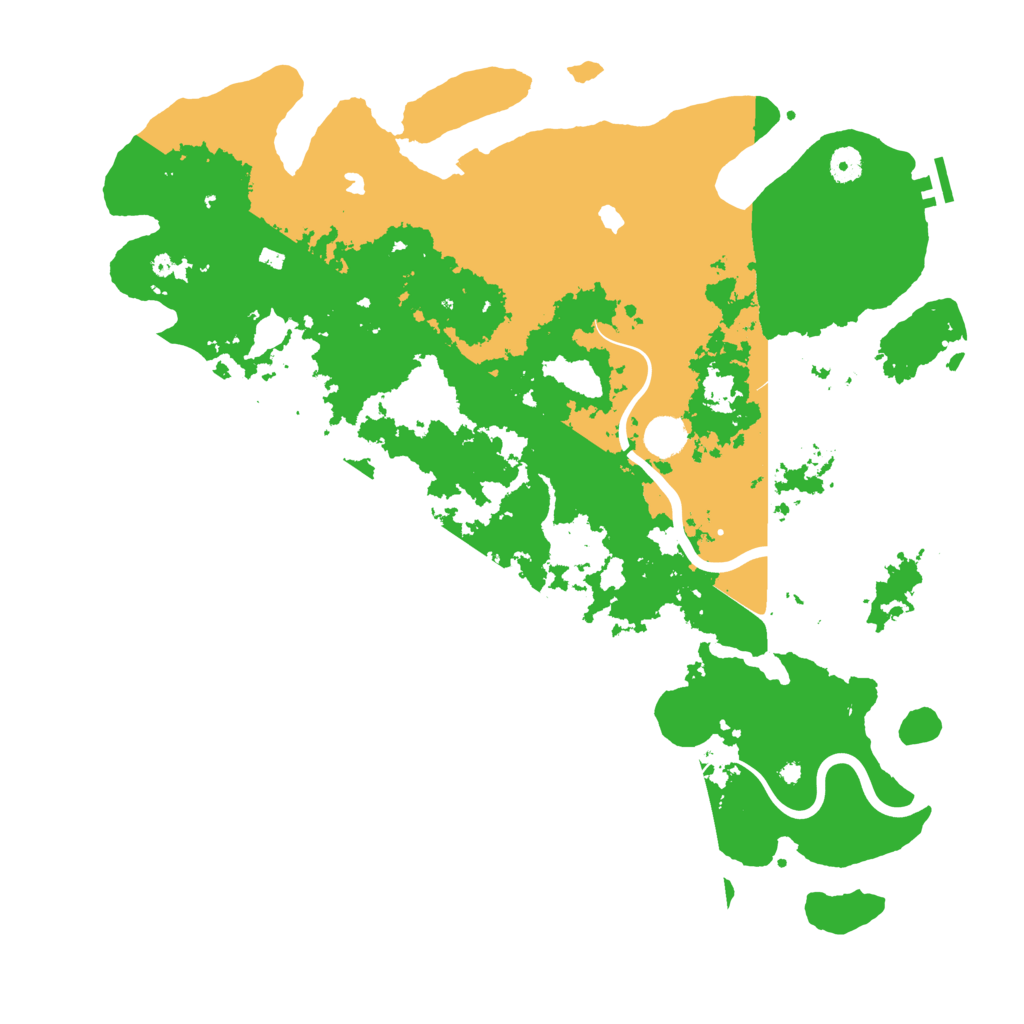 Biome Rust Map: Procedural Map, Size: 4500, Seed: 2019754195