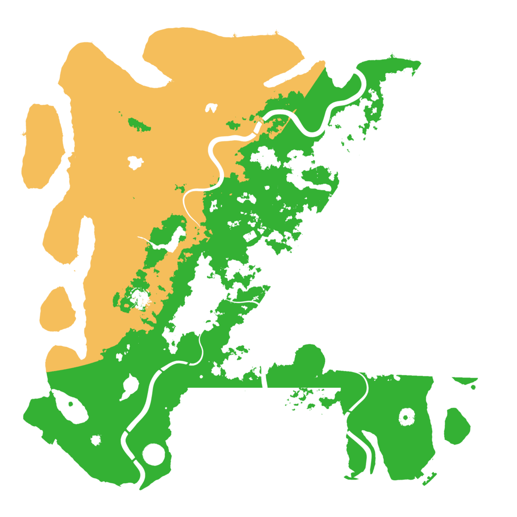 Biome Rust Map: Procedural Map, Size: 4500, Seed: 1444003682