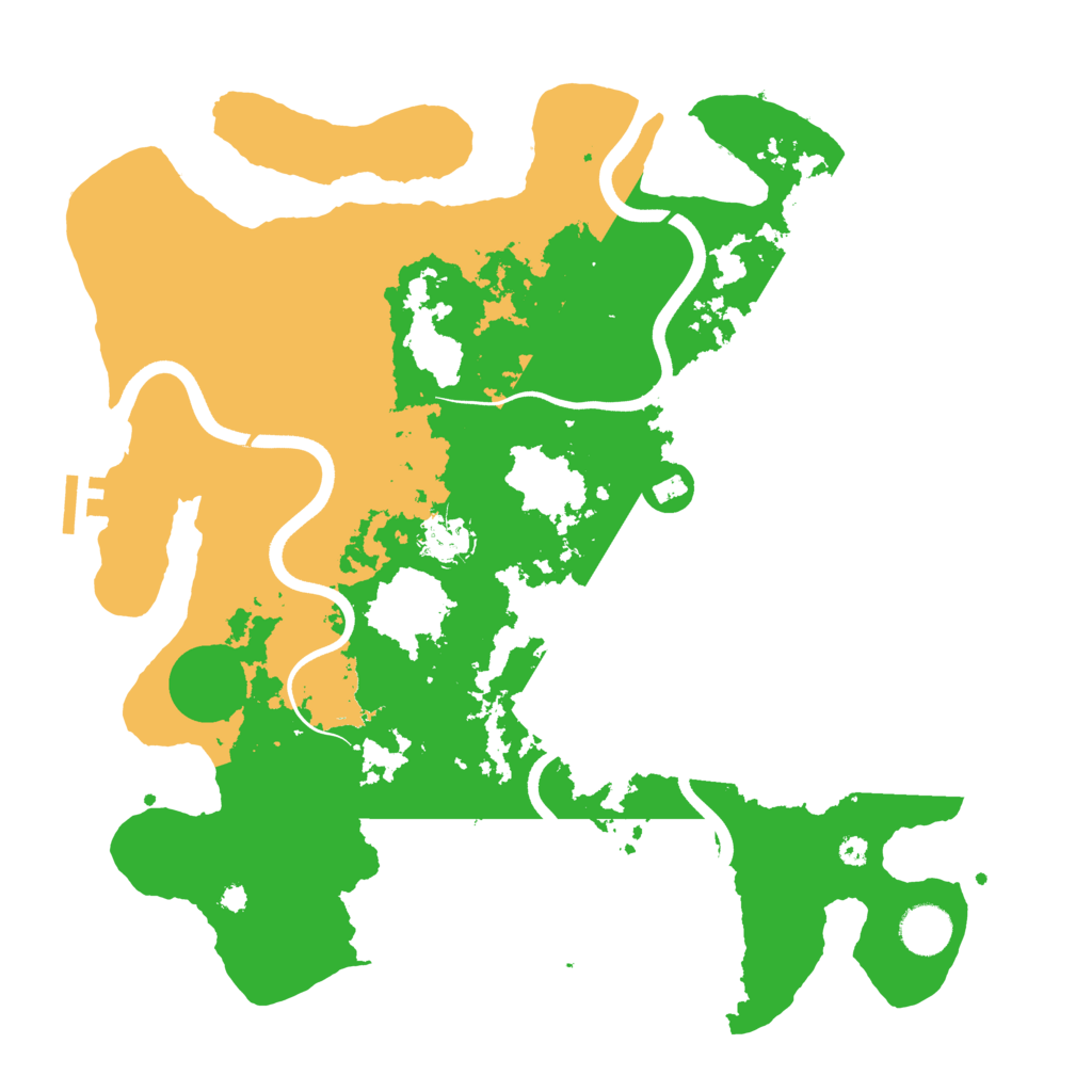 Biome Rust Map: Procedural Map, Size: 3750, Seed: 209334