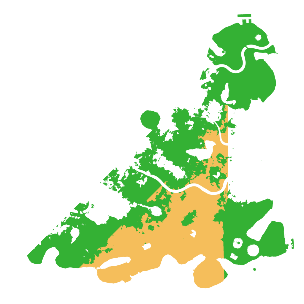 Biome Rust Map: Procedural Map, Size: 4500, Seed: 1215674983