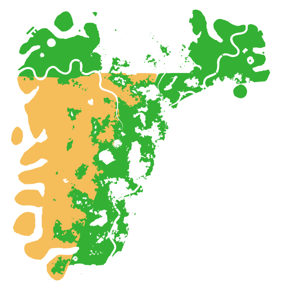 Biome Rust Map: Procedural Map, Size: 6000, Seed: 996153977