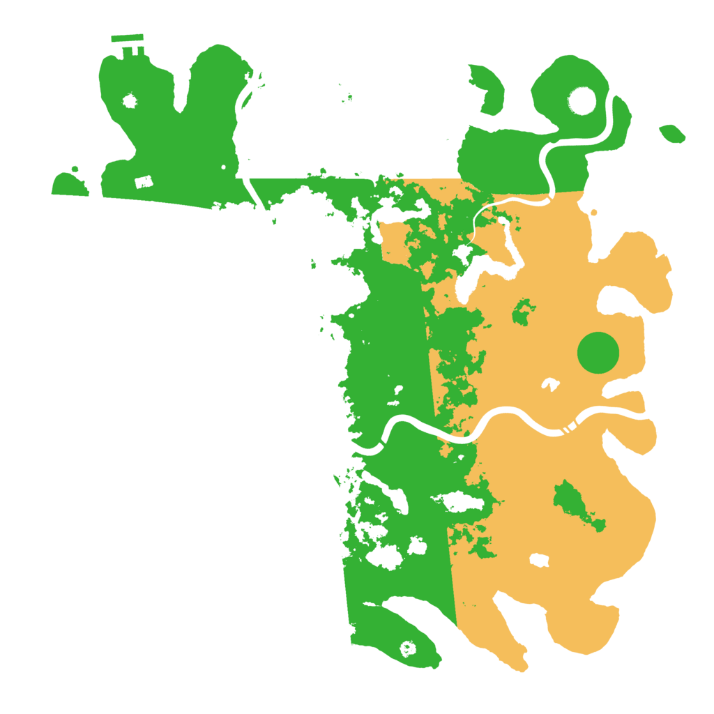 Biome Rust Map: Procedural Map, Size: 4500, Seed: 1754710450