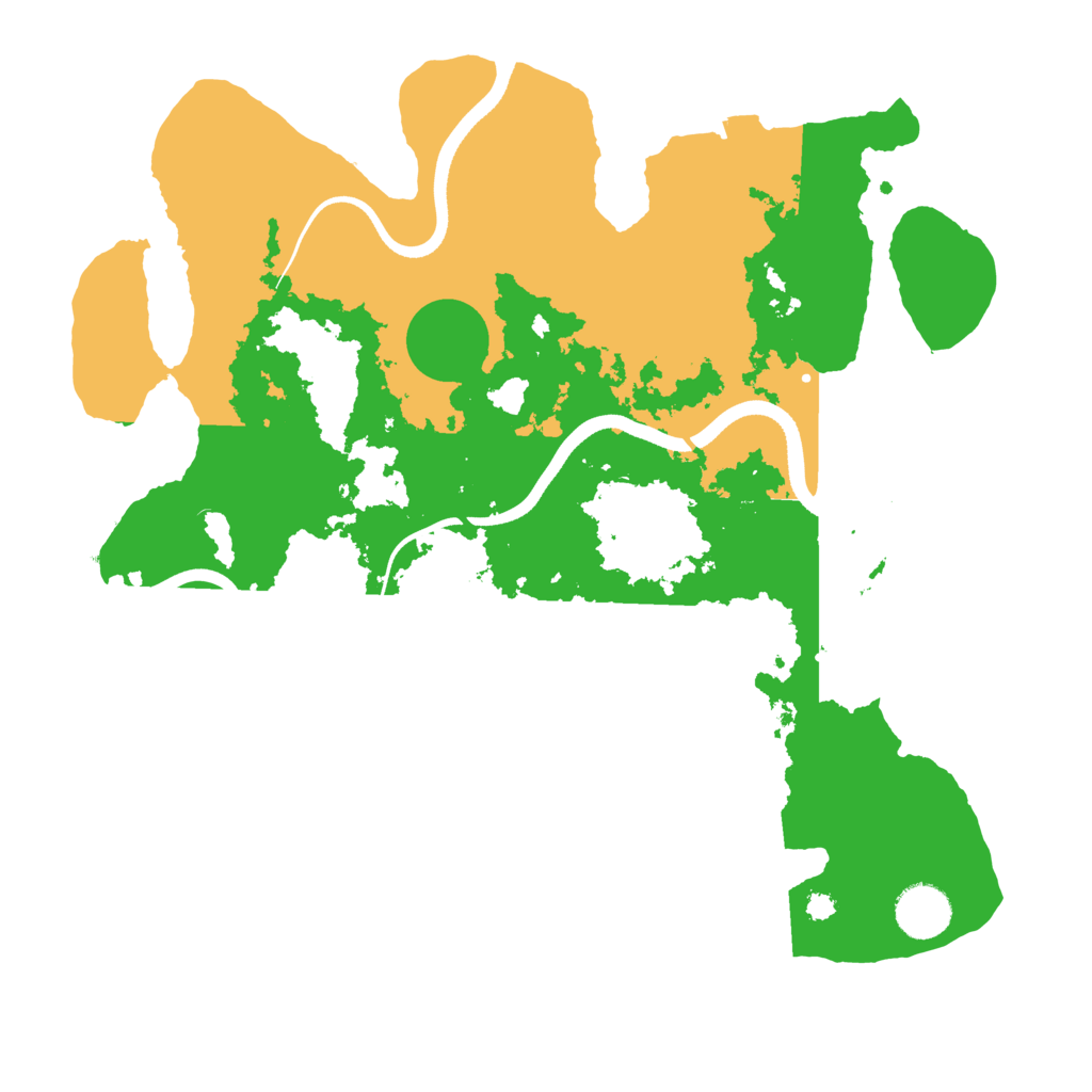 Biome Rust Map: Procedural Map, Size: 3500, Seed: 264509136