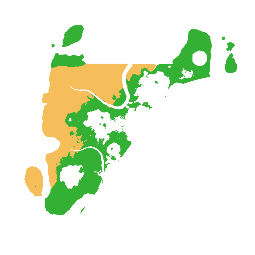 Biome Rust Map: Procedural Map, Size: 3000, Seed: 42495025