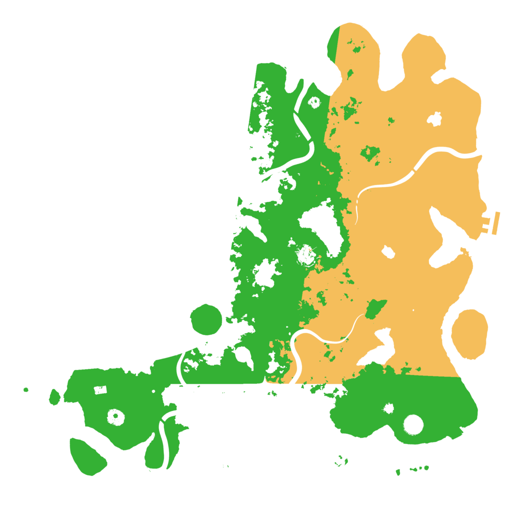 Biome Rust Map: Procedural Map, Size: 4500, Seed: 1778888346