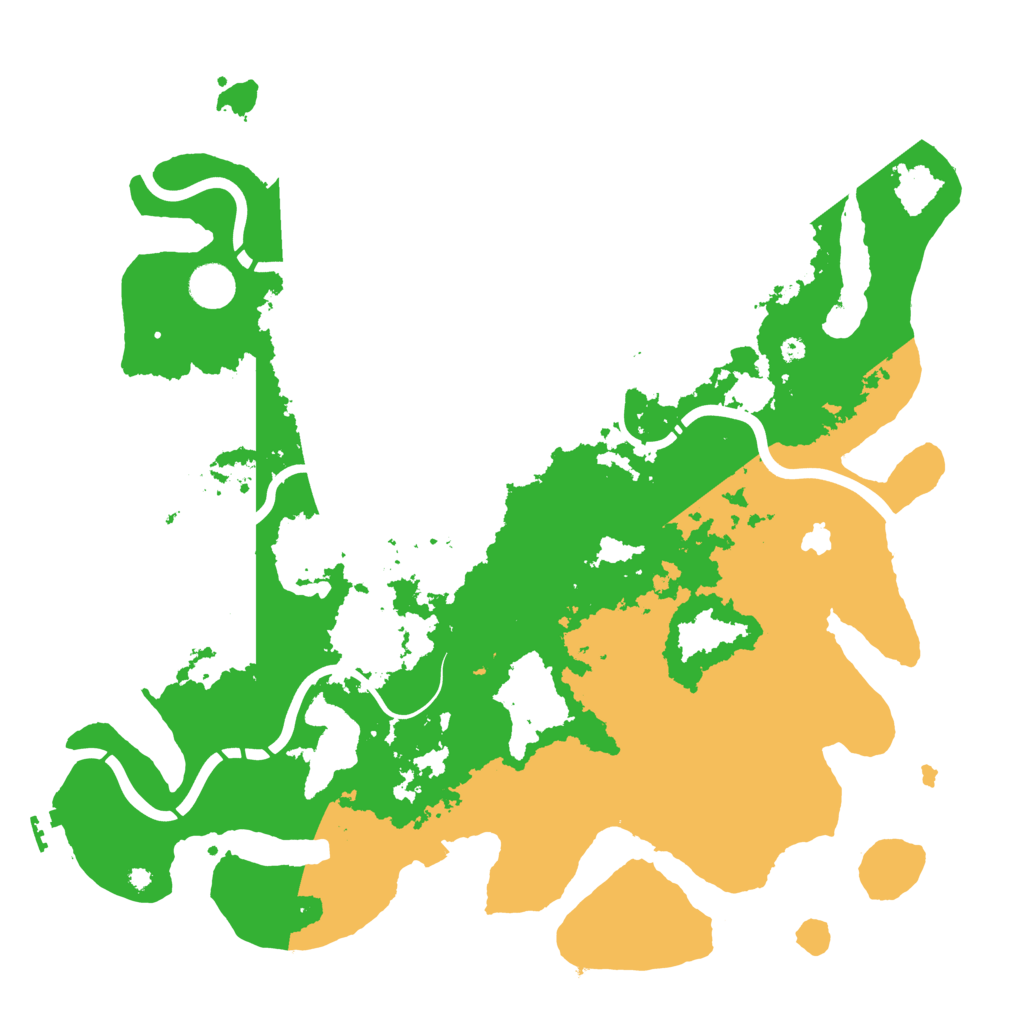 Biome Rust Map: Procedural Map, Size: 4250, Seed: 245896