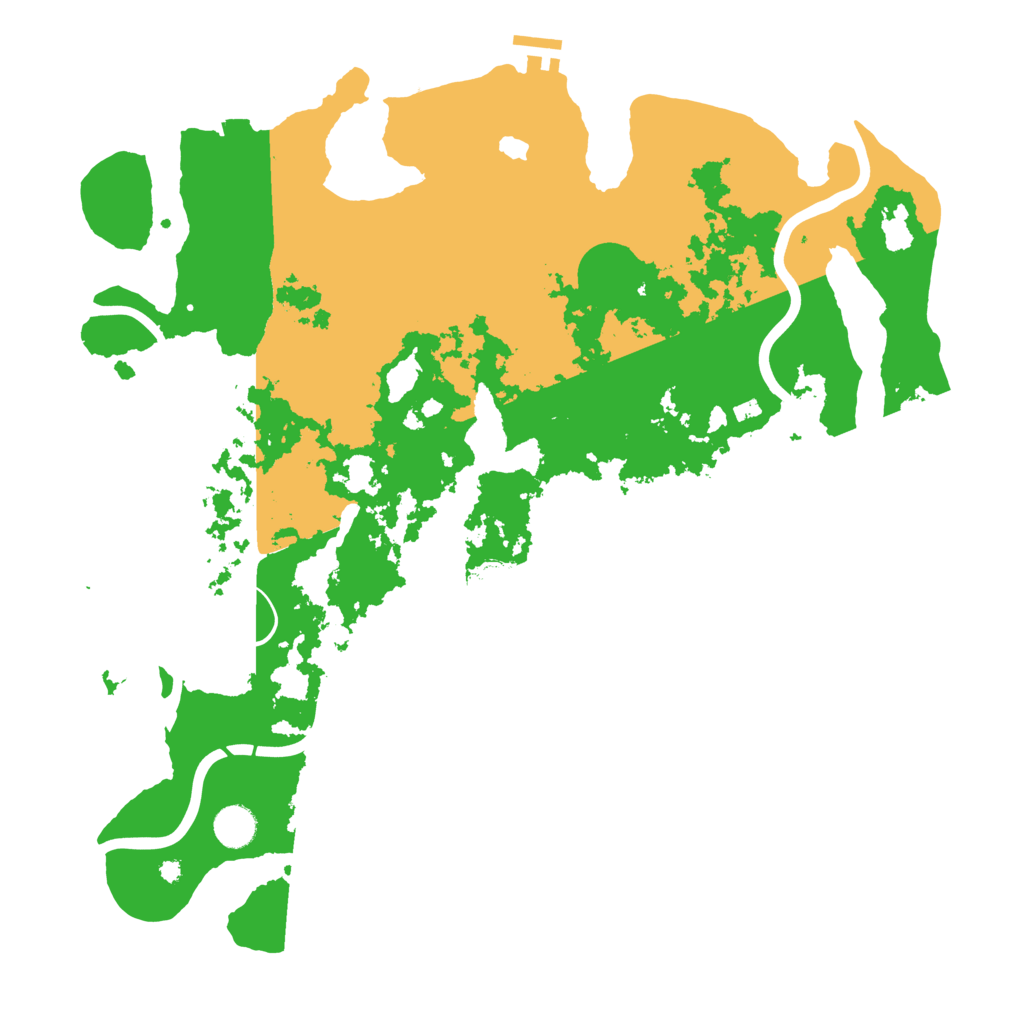 Biome Rust Map: Procedural Map, Size: 4250, Seed: 1253509664