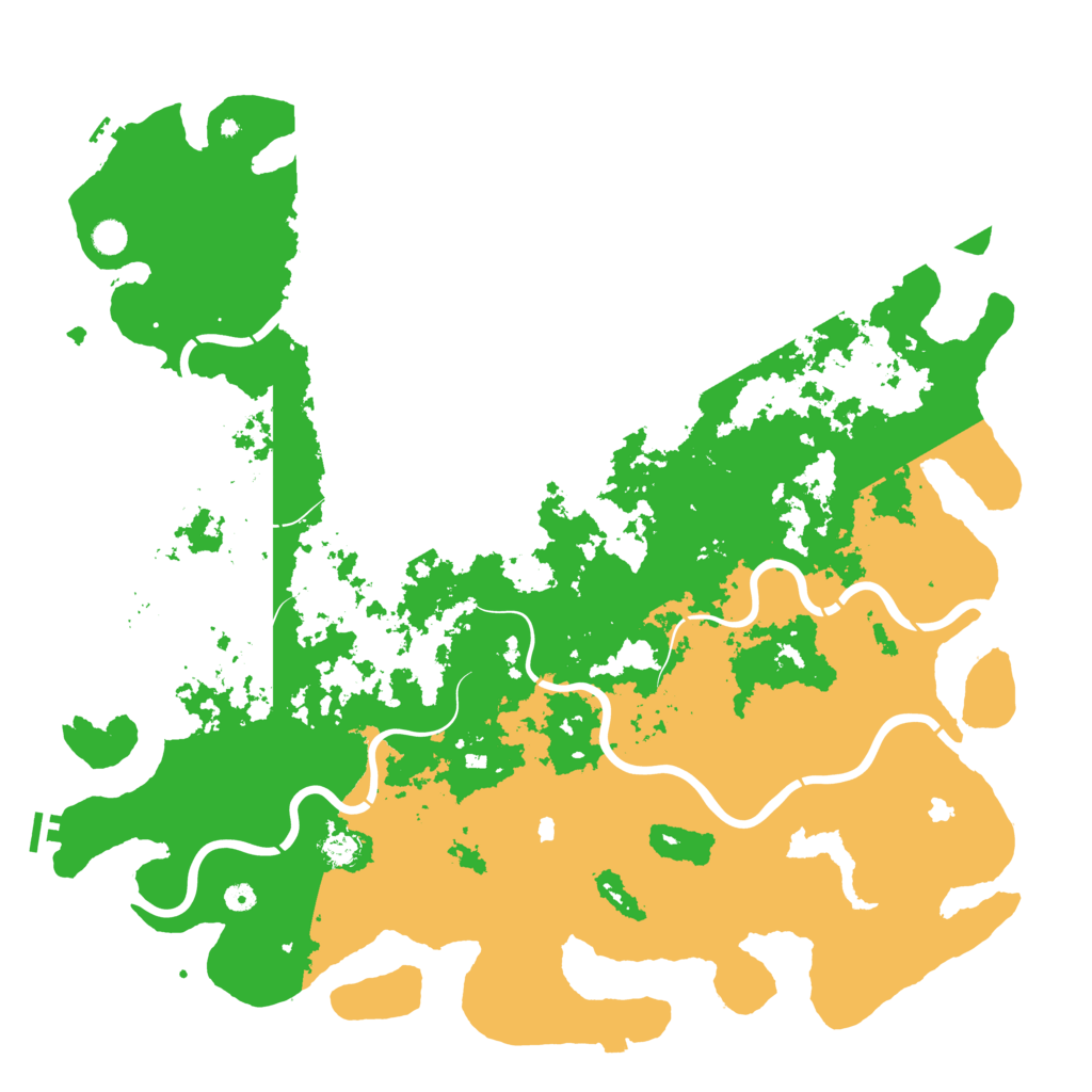 Biome Rust Map: Procedural Map, Size: 5500, Seed: 381726