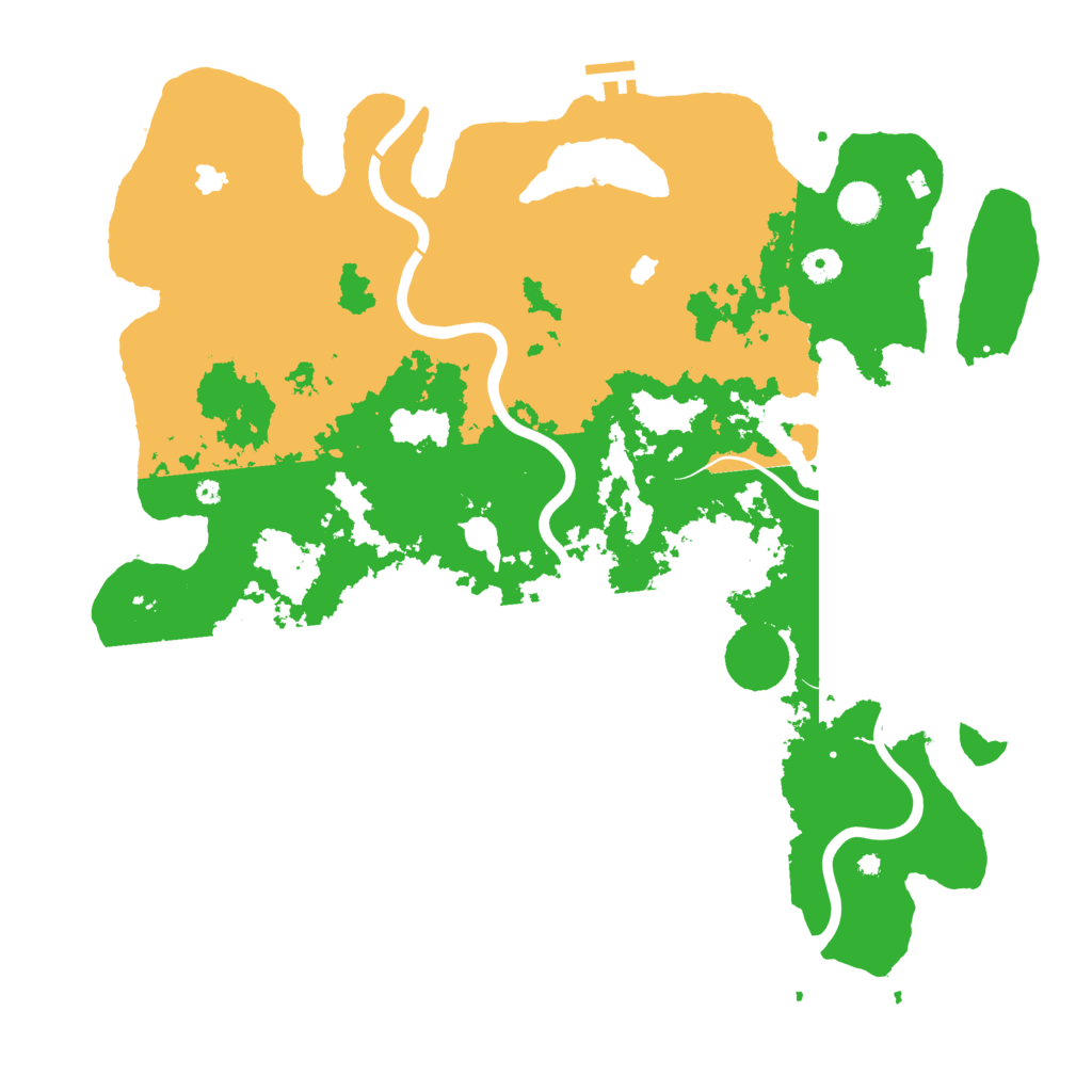 Biome Rust Map: Procedural Map, Size: 4500, Seed: 76421192
