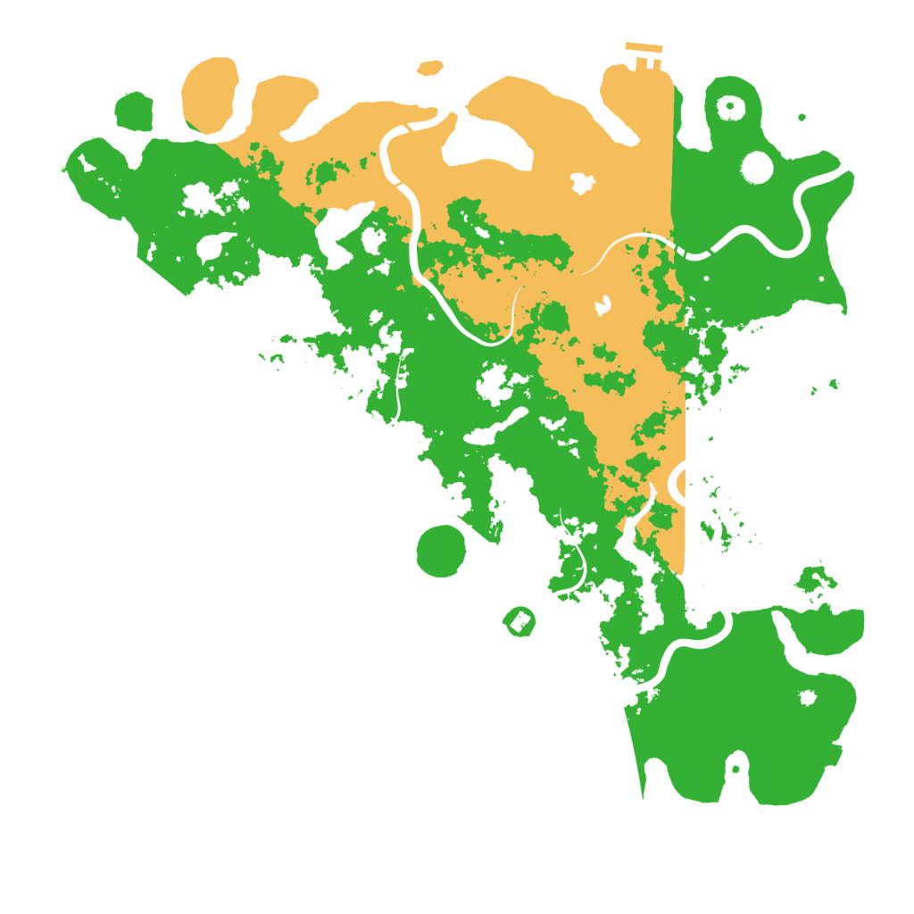 Biome Rust Map: Procedural Map, Size: 5000, Seed: 768544
