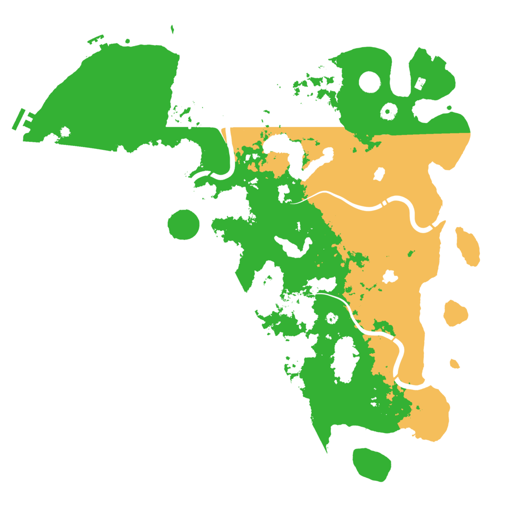 Biome Rust Map: Procedural Map, Size: 4500, Seed: 654833