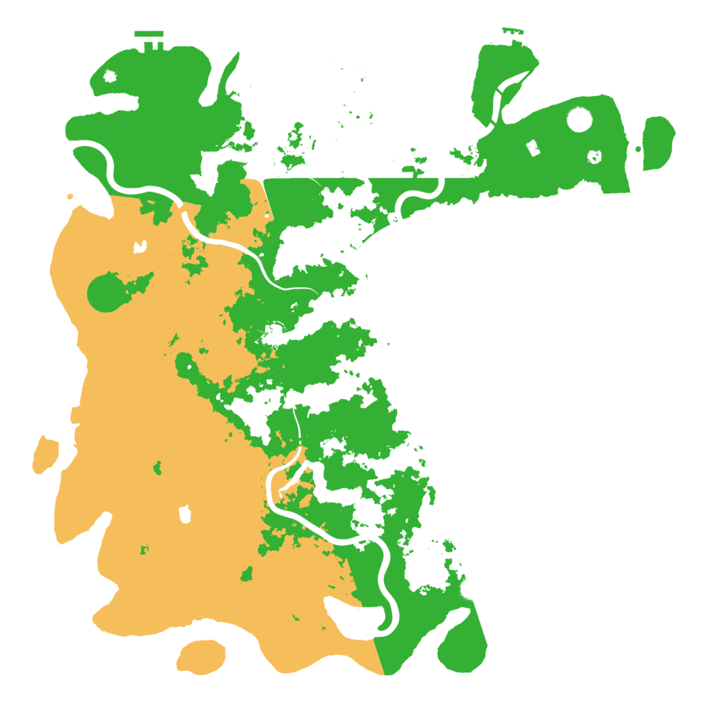 Biome Rust Map: Procedural Map, Size: 5000, Seed: 986264
