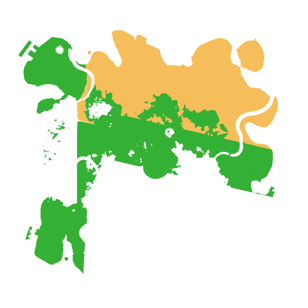 Biome Rust Map: Procedural Map, Size: 3400, Seed: 1222805486