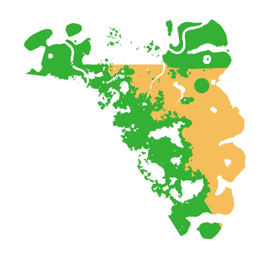 Biome Rust Map: Procedural Map, Size: 4500, Seed: 780713