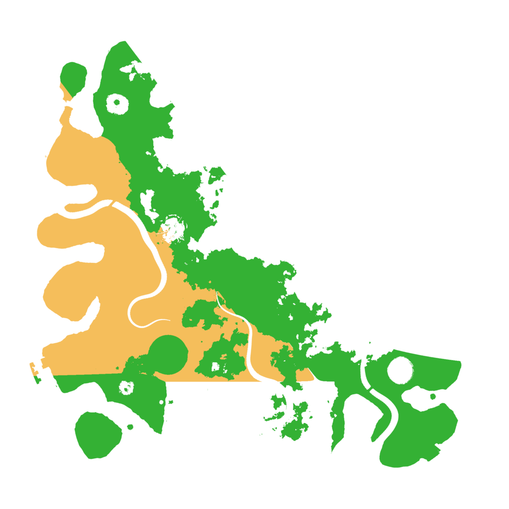 Biome Rust Map: Procedural Map, Size: 3500, Seed: 2032244322